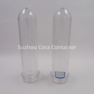 39mm 130g Kích thước cổ 46mm Plasitc Pet Preform cho nước giải khát dầu