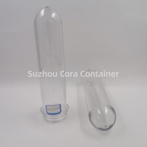39mm 130g Kích thước cổ 46mm Plasitc Pet Preform cho nước giải khát dầu