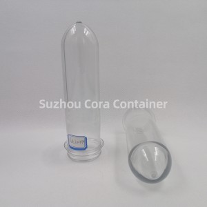 39mm 110g Kích thước cổ 46mm Plasitc Pet Preform cho nước giải khát dầu