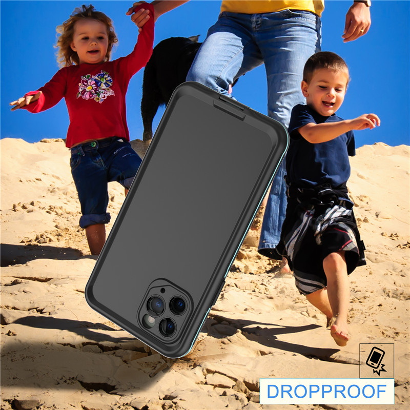 Phụ kiện điện thoại di động chống nước túi chống nước cho ốp lưng điện thoại cho iphone 11 pro (màu xanh) có nắp lưng màu chắc chắn