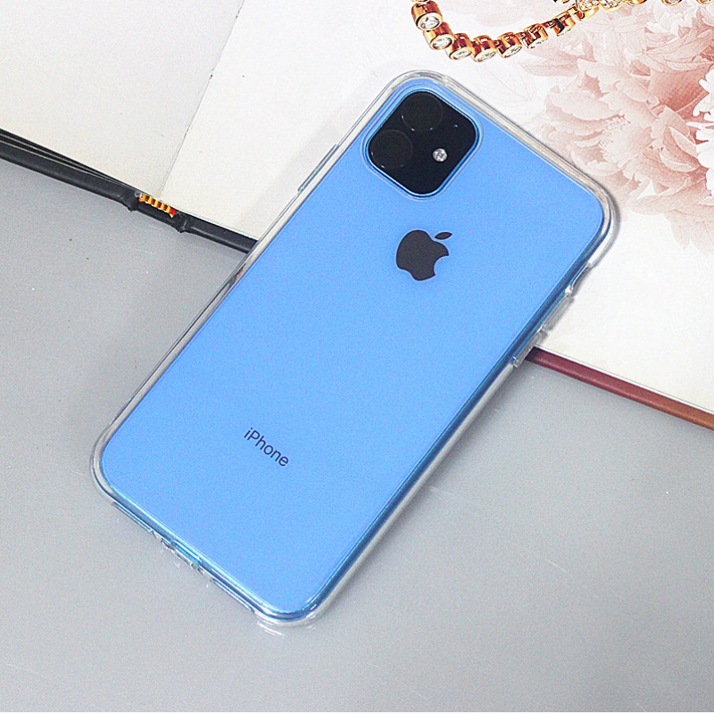 Ốp lưng điện thoại thông minh TPU + PC trong suốt dành cho iPhone 11 series 5,8 inch \/ 6,1 inch \/ 6,5 inch
