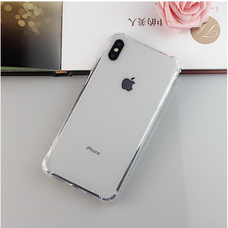 Ốp lưng điện thoại TPU + PC iPhone XS Max rất rõ ràng với các góc chống va đập