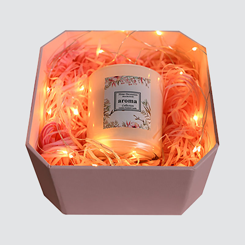 Pink Sweet Bow Gift Box Shape Flap Nến Cup Chocolate Hộp quà tặng tinh tế