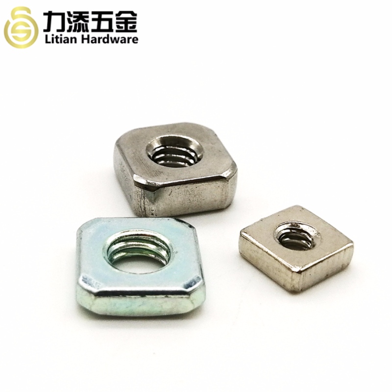 Thép carbon mạ kẽm nhiều màu sắc chất lượng cao M3-M12 sqaure nut