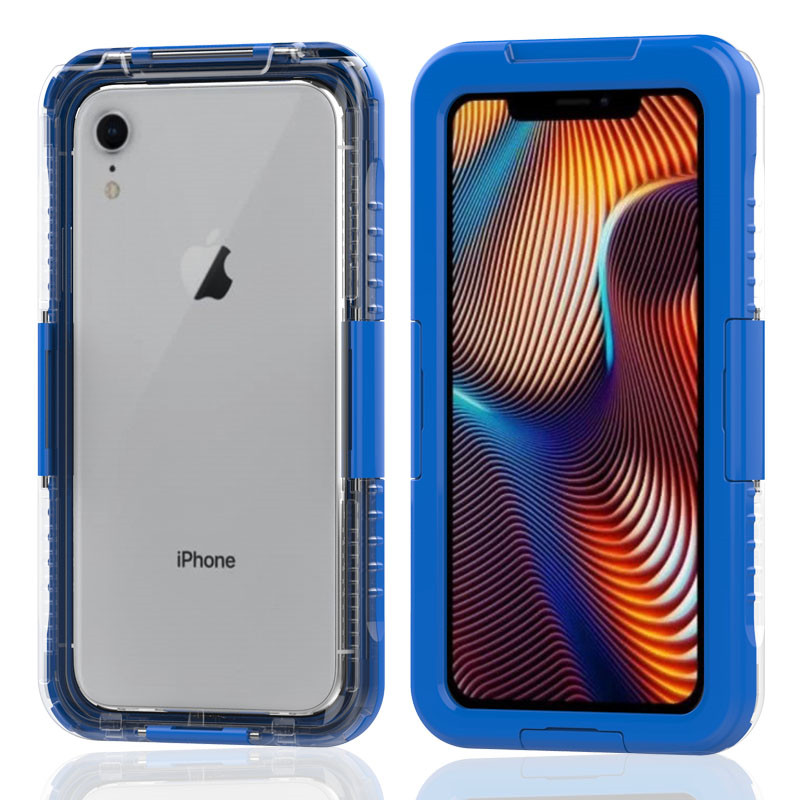 Gói chống nước cho iphone chống nước chống bụi Vỏ chống nước tốt nhất cho iphone XR (Xanh dương)