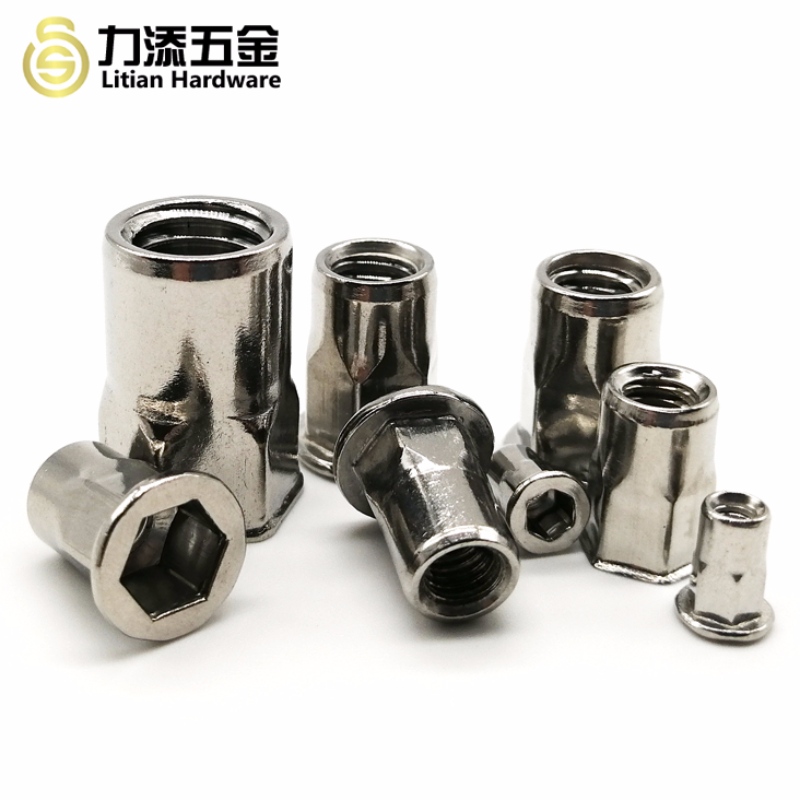 Nhà máy bán buôn đinh tán bằng thép không gỉ hex-M12 hex hex