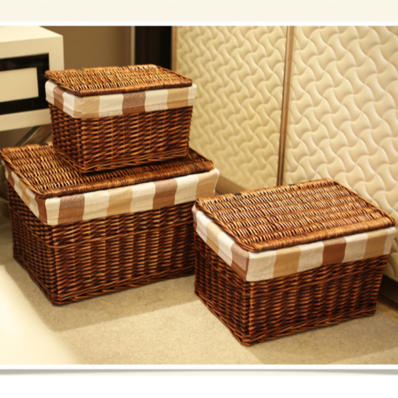 Giỏ lưu trữ đan lát