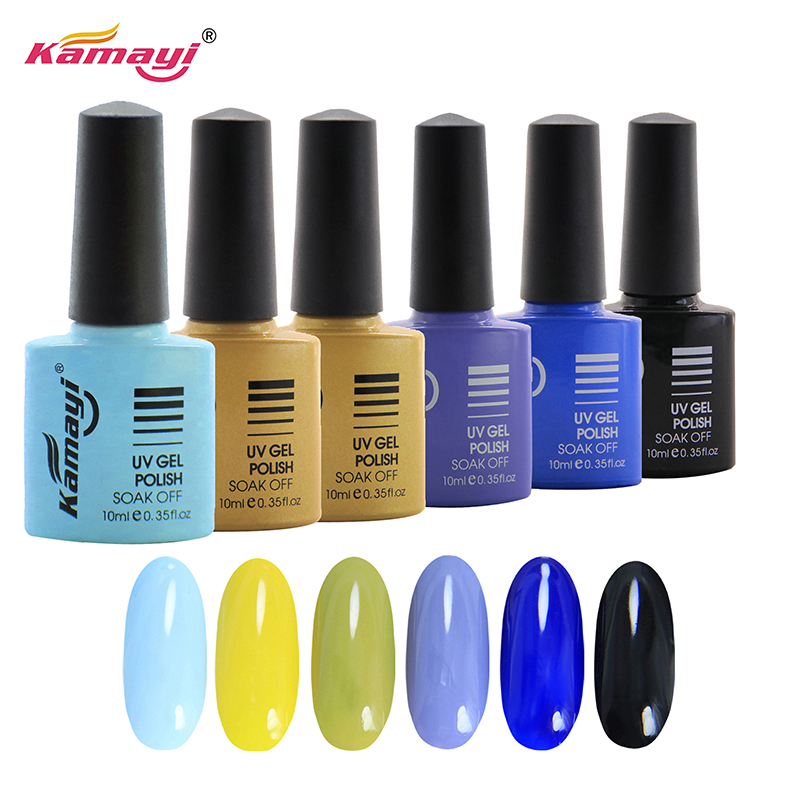 Kamayi ánh sáng mặt trời một bước gel sơn móng tay uv led ngâm nhanh khô 8ml sơn móng tay uv gel cung cấp nhãn tùy chỉnh