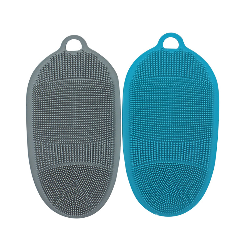 Bpa miễn phí bền silicone nhà bếp sạch giặt bàn chải