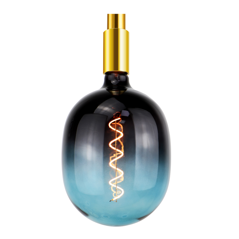 T180 EGG hình màu xanh sẫm 4w bóng đèn có thể bị mờ hay không có khả năng nhắm điện E27 điện tâm lý khách sạn