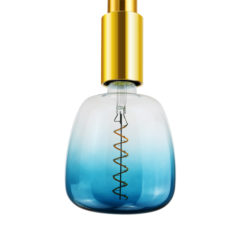 Đèn màu xanh tự động chùm xoắn ốc