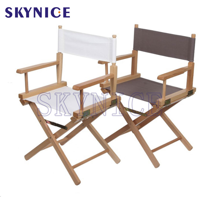 100% Polyester Vải Oxford Ghế vải Ghế giám đốc bằng gỗ