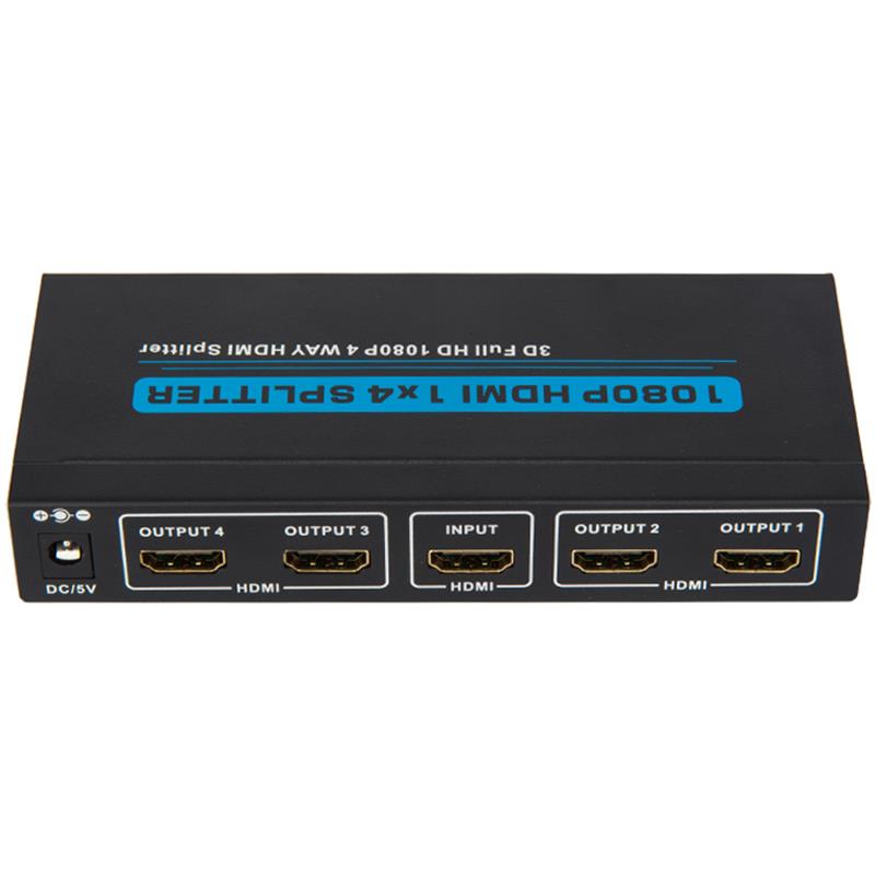4 cổng HDMI 1x4 Splitter Hỗ trợ 3D Full HD 1080P