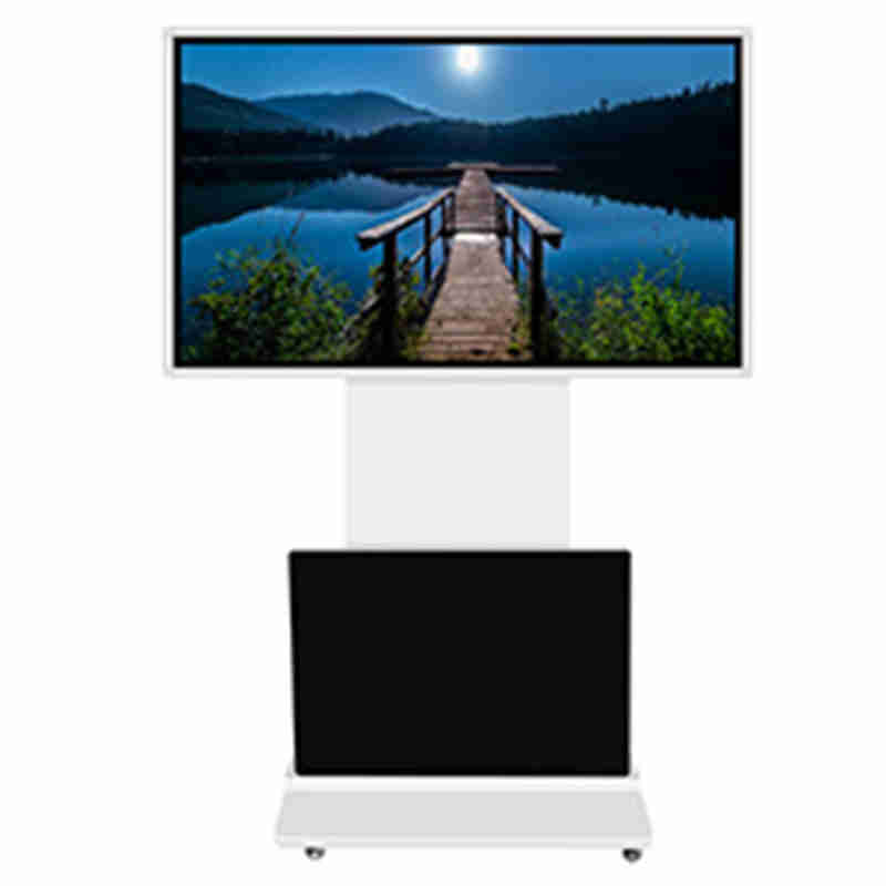Sàn 43 inch chịu được bảng hiệu kỹ thuật số hỗ trợ màn hình LCD quảng cáo xoay 360 độ cho siêu thị, cửa hàng bán lẻ, trạm xăng, xe buýt, trung tâm mua sắm