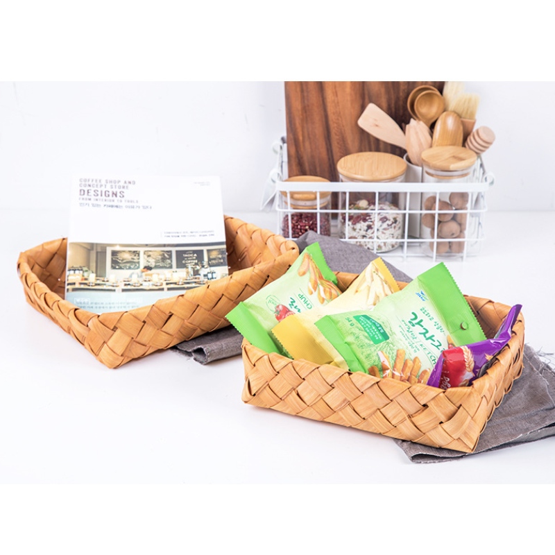 Hộp giỏ gỗ Woven