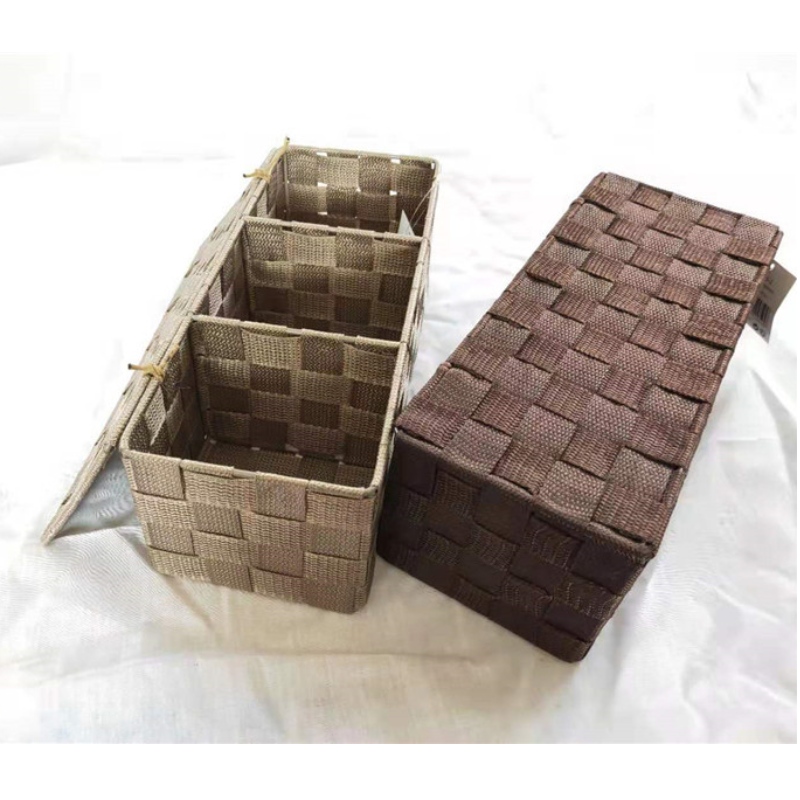 Trang trí nội thất giỏ vải