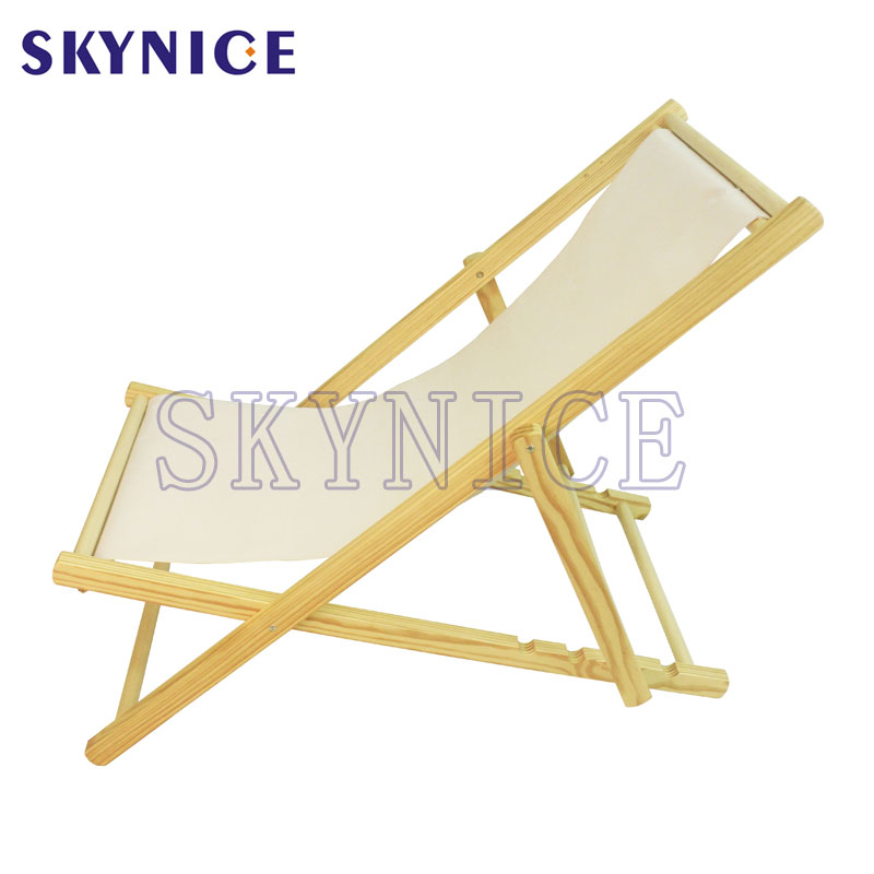 Tùy chỉnh gấp câu cá ghế gỗ sling với logo