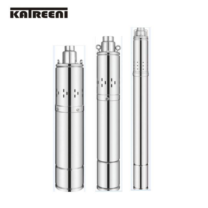 Máy bơm nước trục vít chìm giếng khoan sâu 2 inch 2qgd cho hệ thống bơm năng lượng mặt trời