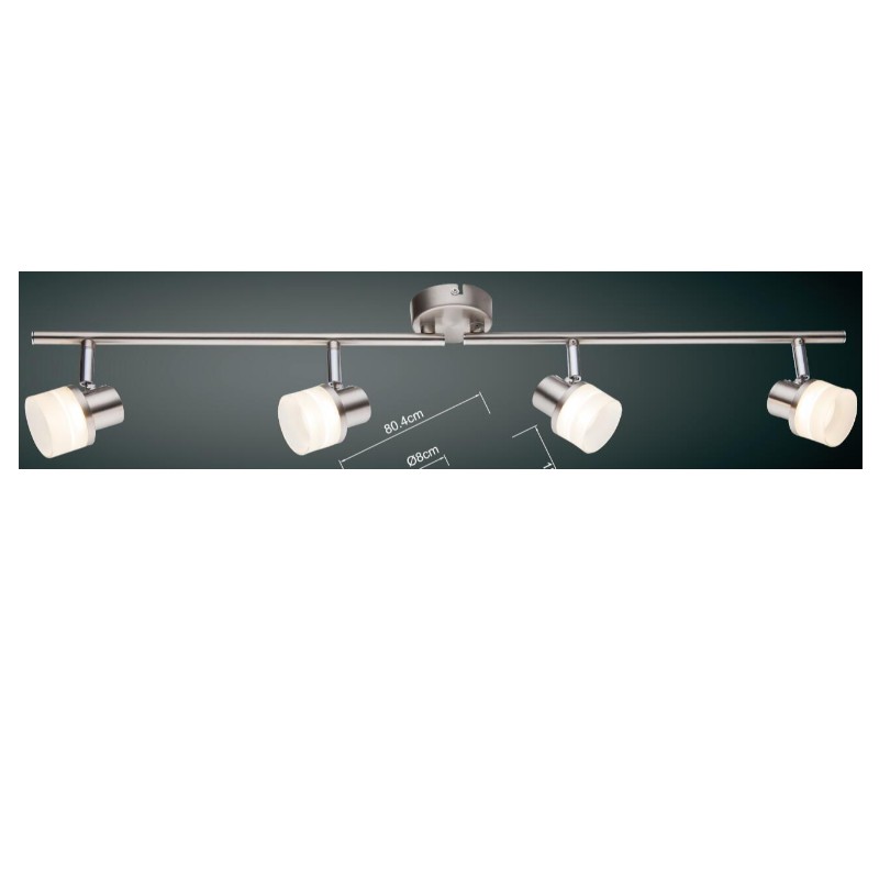 Đèn LED điểm cao áp-4, có bóng nhựa hình trụ