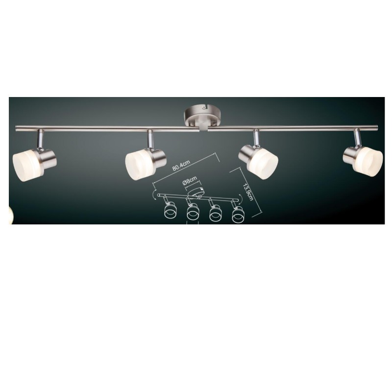 Đèn LED điểm cao áp-4, có bóng nhựa hình trụ