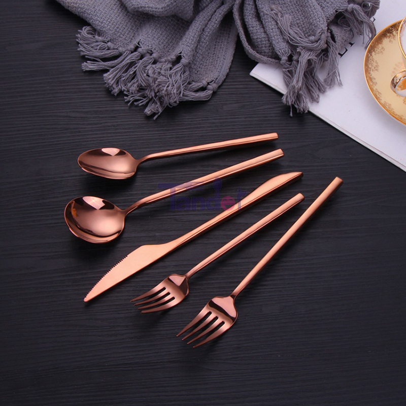 18/8 đánh bóng gương bằng vàng Pv thép không rỉ