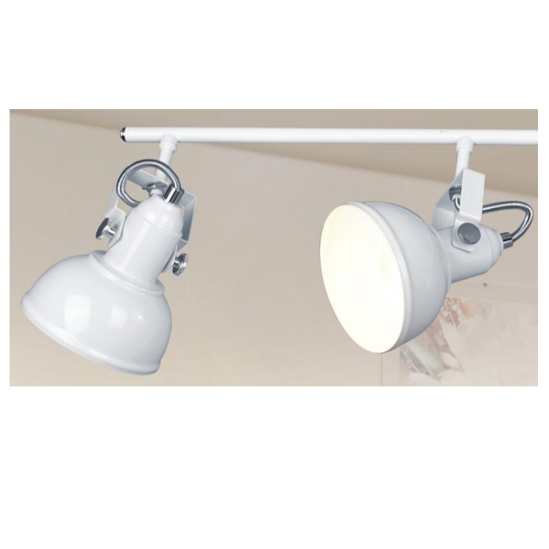 Spot light-4 với bóng kim loại và giá đỡ chữ U