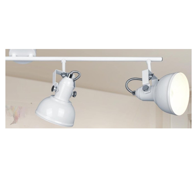 Spot light-4 với bóng kim loại và giá đỡ chữ U
