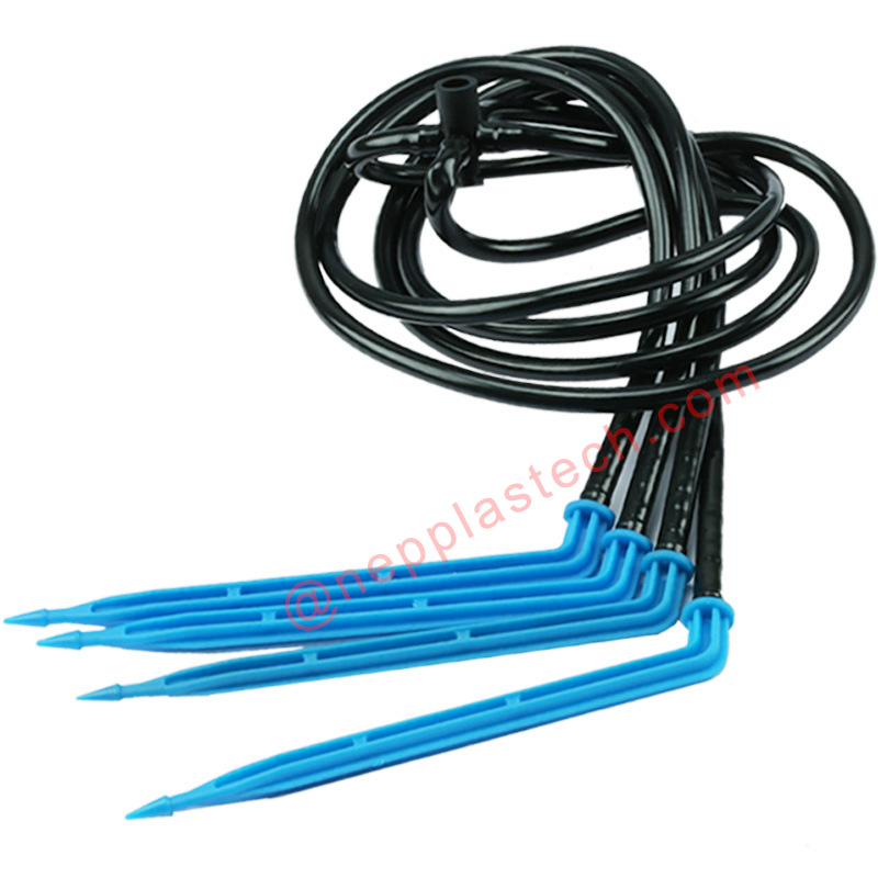 vườn cây trồng phun tưới nhỏ giọt tưới cây vòi phun trực tuyến mũi tên nhỏ giọt cho chậu hoa