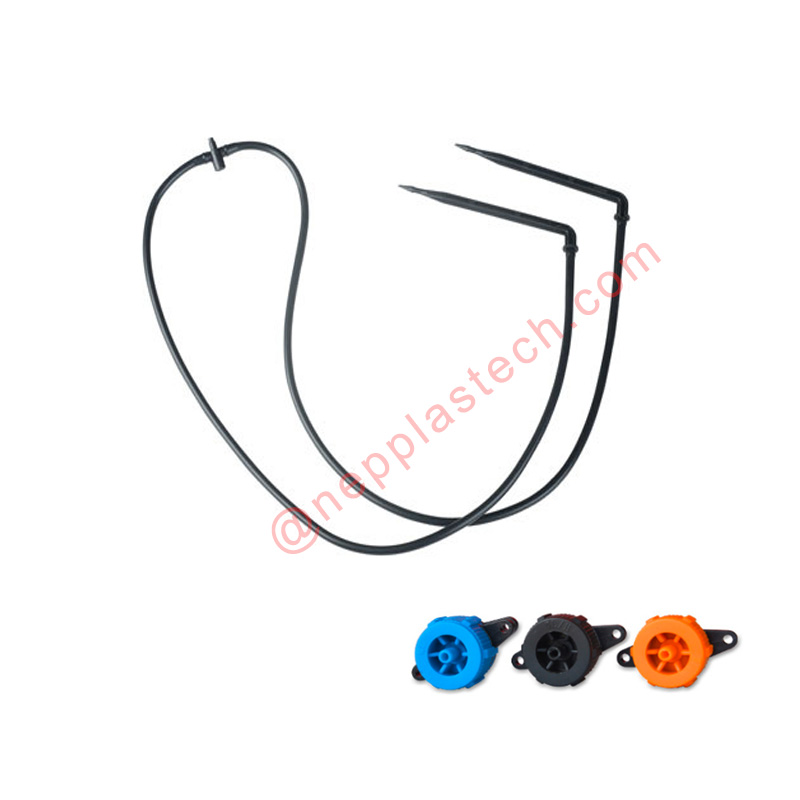 vườn cây trồng phun tưới nhỏ giọt tưới cây vòi phun trực tuyến mũi tên nhỏ giọt cho chậu hoa