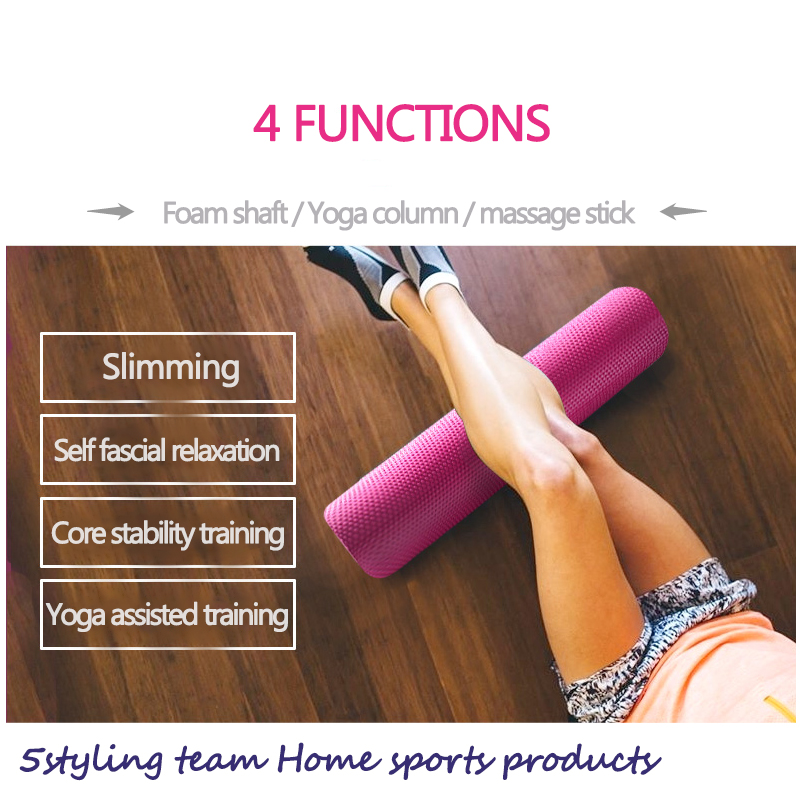 Cột yoga 30\/45\/60 \/ 90cm thể dục trục bọt sáu góc nổi rắn cột Pilates