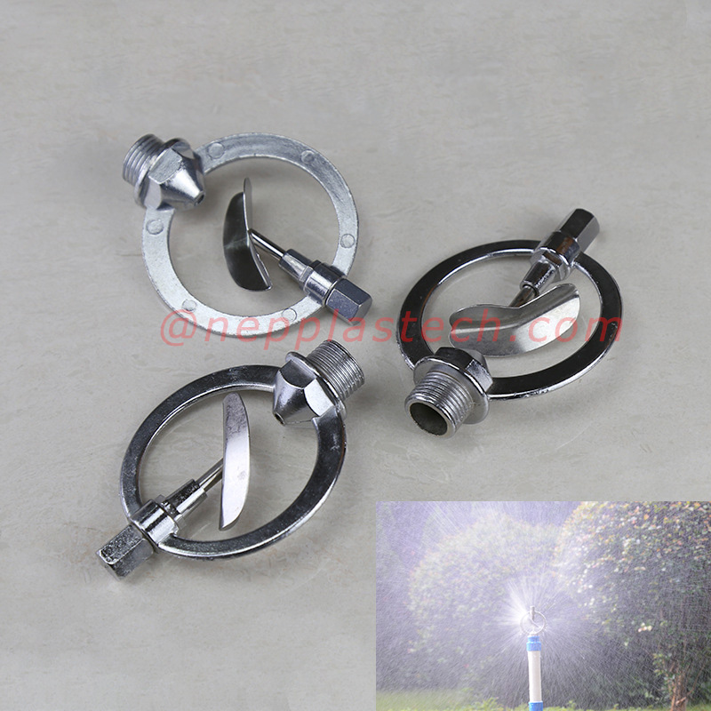 Bướm hợp kim kẽm 1\/2 inch tự động xoay mưa phun cỏ tưới và tưới tưới vườn