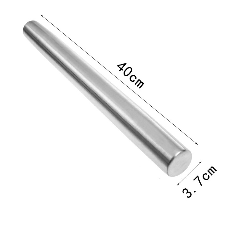 Pin lăn bánh bao chất lượng cao để nướng nấu nướng không dính bếp cán thép không gỉ