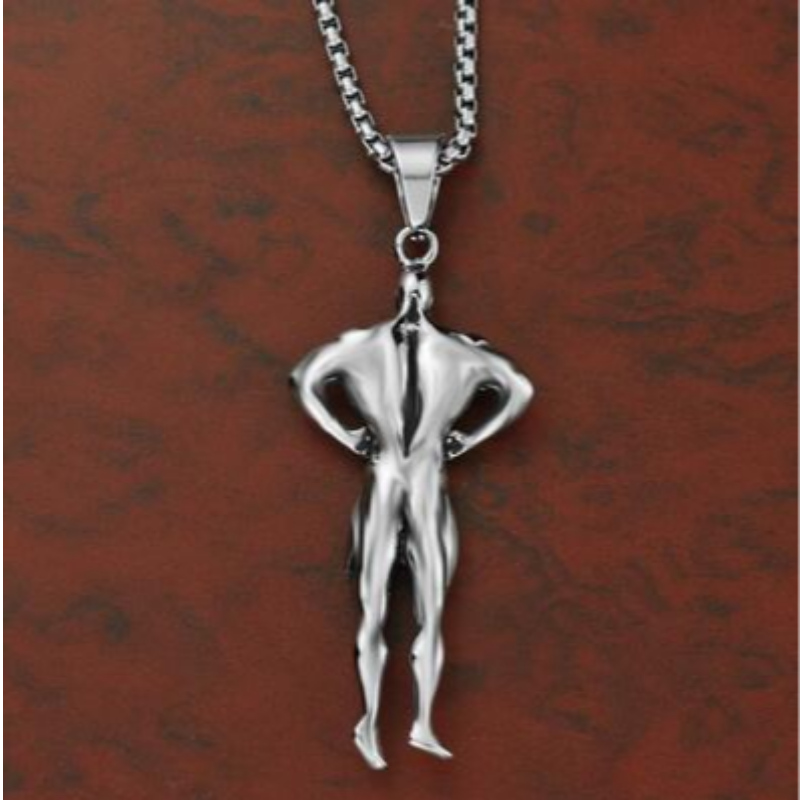 Đô kiện thể thao và thể hình... mặt dây chuyền của đàn ông thép không rỉ