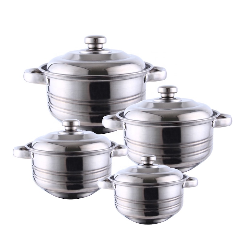 casserole Set, 3pcs set, 5 pcs set made of inox Thép