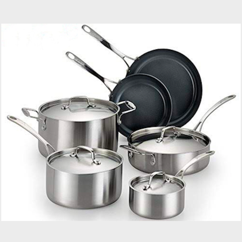 Bộ dụng cụ nấu ăn bằng thép