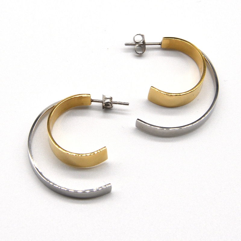 Thép Thép vuông C- loại Earring perfbeatri155