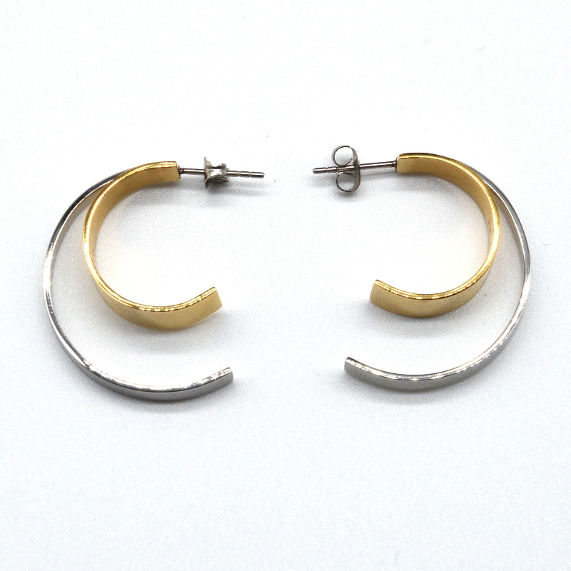 Thép Thép vuông C- loại Earring perfbeatri155