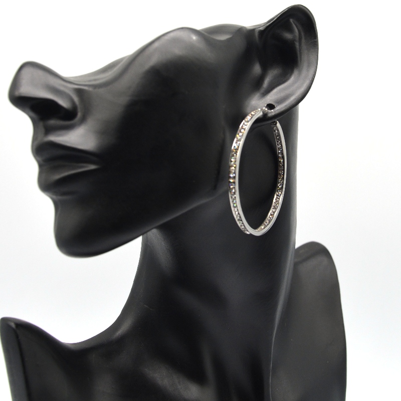 Trang sức thời trang, thép không rỉ, bông tai thép không rỉ, kim cương, Name