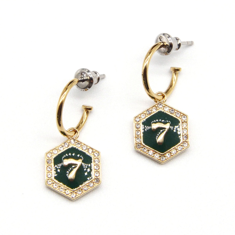 Trang sức thời trang, thép không rỉ, bông tai thép không rỉ, kim cương, Name