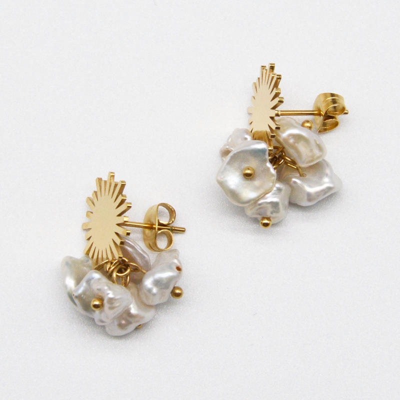 khuyên tai thép gai, trang sức thời trang, trang sức thời trang,