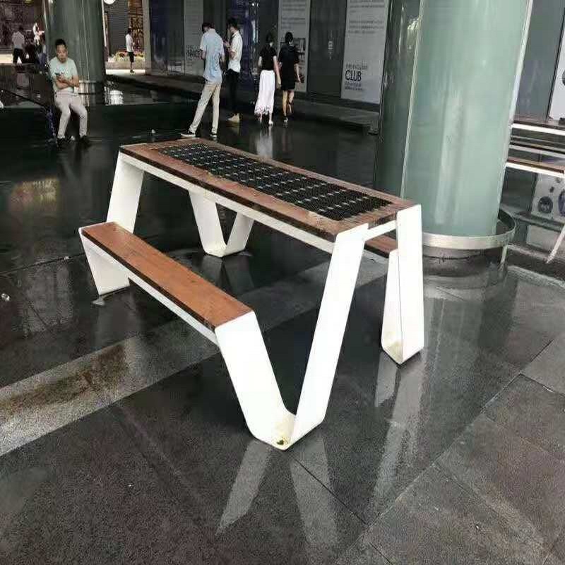 Sạc điện thoại USB Nội thất đường phố ngoài trời Bảng điều khiển thông minh năng lượng mặt trời