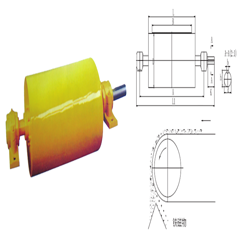 Toàn bộ vòng tròn từ tính công nghiệp tách sơn