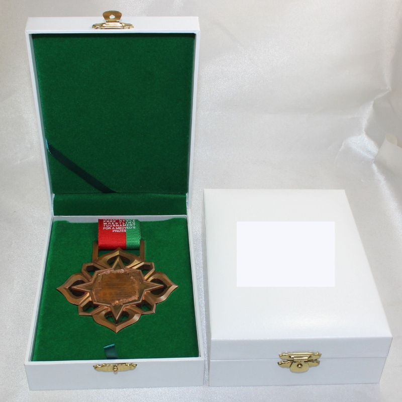 Bộ hình chữ nhật V-15L Hộp đựng da chân vịt 90*120 mm Huân chương, huy hiệu nhặt vàng, vân vân, mm.110*157*40, tạ về 185g