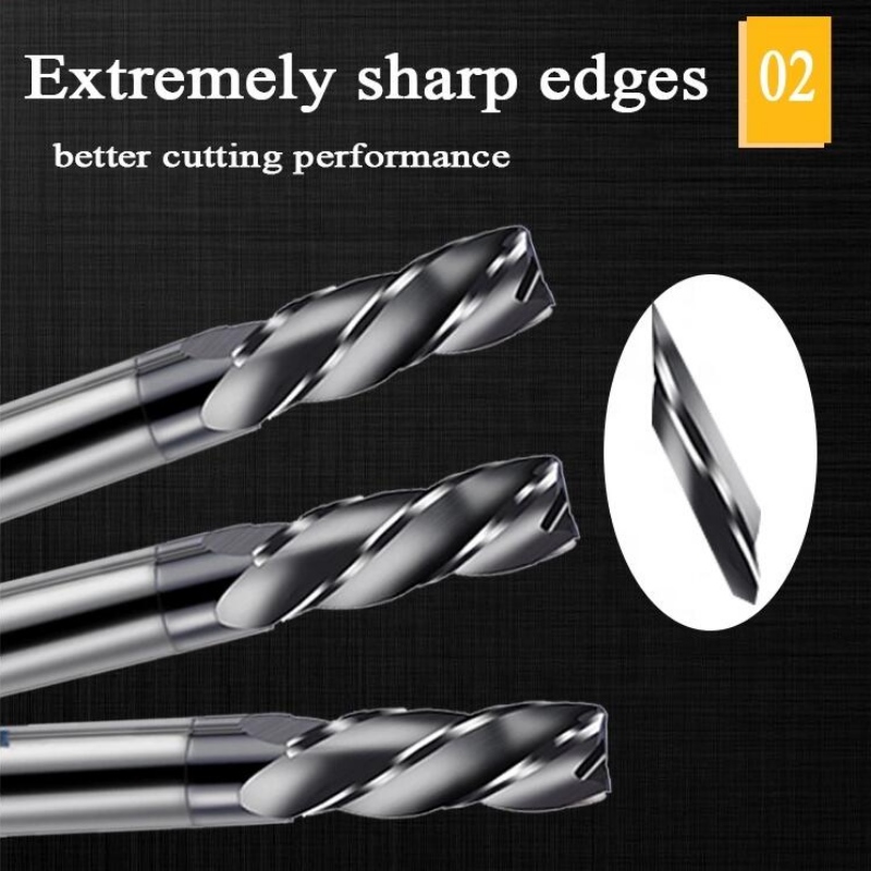 Dao mũi tròn 4 lưỡi: Chất lượng tốt bán kính góc thô bán kính tròn r4 đầu máy xay dao phay cối xay 4 lưỡi sáo