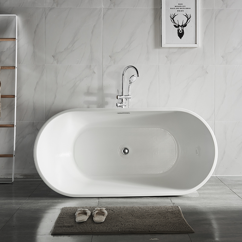 Phòng tắm màu trắng Hiện đại cho bề mặt Rắn Tự do cho Dự án khách sạn