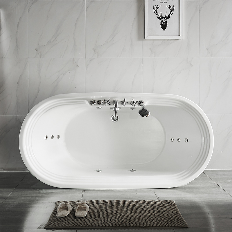 Bồn tắm chất lượng tốt nhất Bồn tắm cổ điển với vòi phun nước và vòi bằng đồng