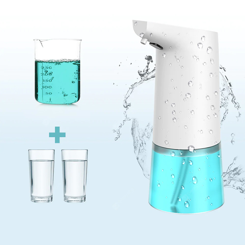 AD-1807 Máy phân phối bọt xà phòng cảm ứng tự động Máy giặt tạo bọt 350ml - Trắng