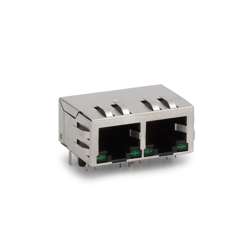 RJ45,1X2(Lọc), LED,Shild Case