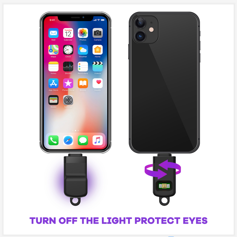 Hàng mới về: Máy tiệt trùng UVC + LED Di động Khử trùng 99% trong 5 giây