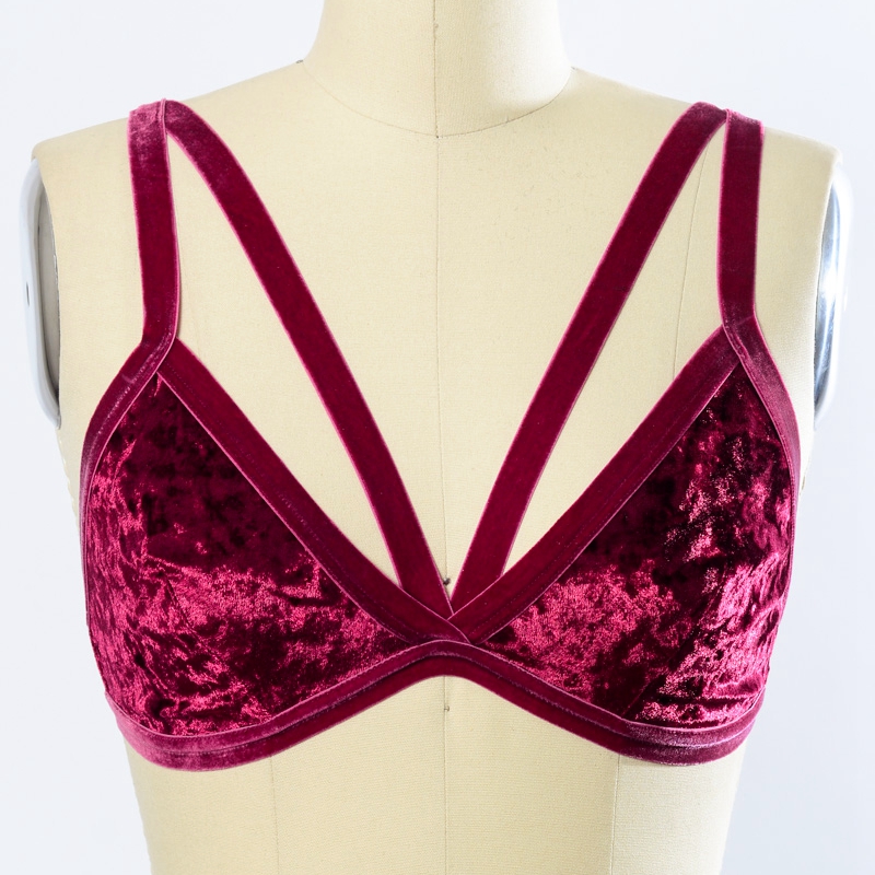 Cô gái GA-5316GRACEnghiềnnhung quầng sáng bralette